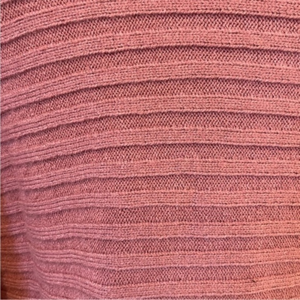 NEW Ribbed Blush Turtleneck - Picture 7 of 8